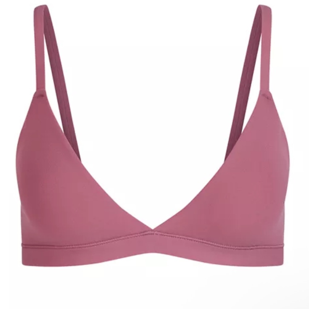 SKIMS Pink Triangle Bra
